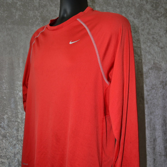 NIKE FITDRY ATHLETIC FITNESS SHIRT - Picture 6 of 8